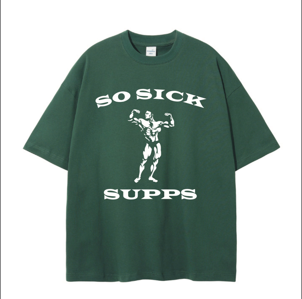 Oversized SoSick Pump Cover Green