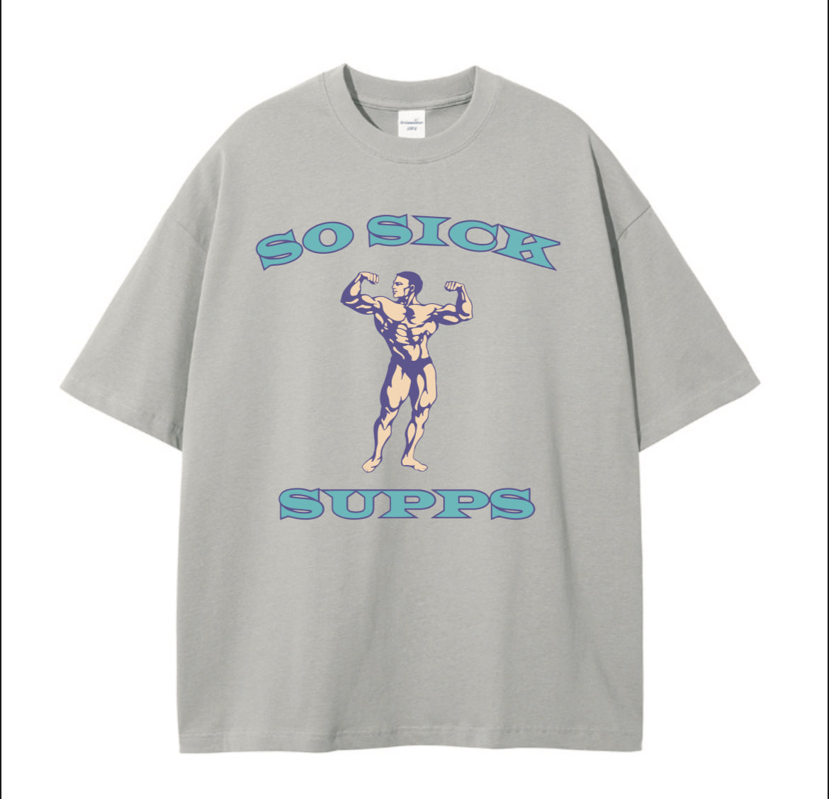 Oversized SoSick Pump Cover Gray